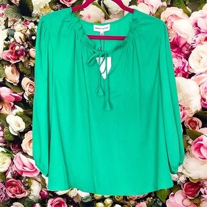 Gibson Latimer Size XL Green Tie Top